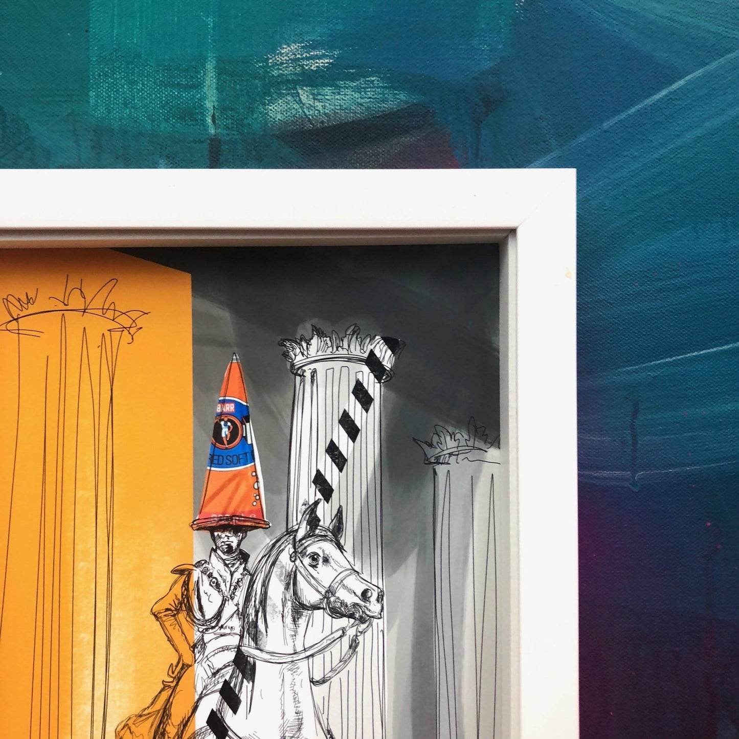 Duke Of Wellington Statue Glasgow Art Print