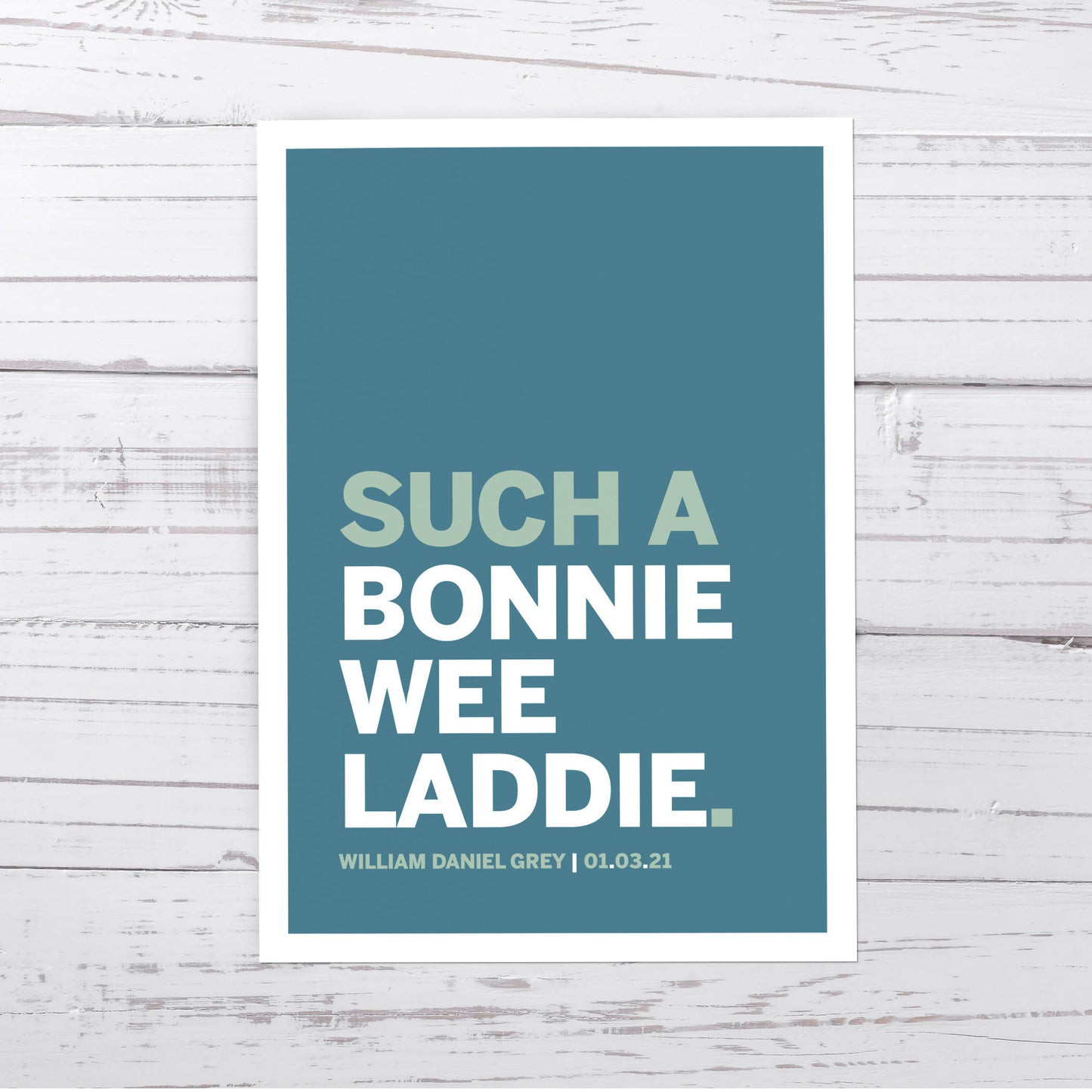 'Bonnie Wee Laddie' Print