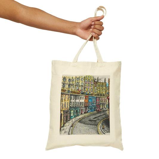 Edinburgh cotton Tote bag- Victoria Street