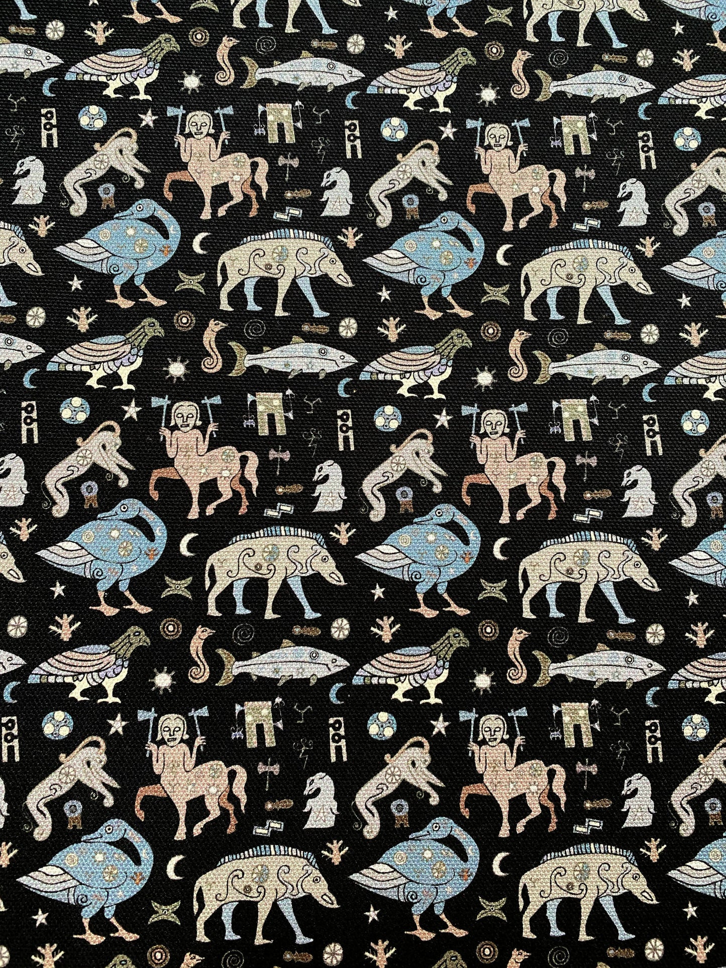 Pictish Symbols Cotton Tea-Towel