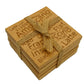 Wooden coasters - set of 4 - coffee and tea