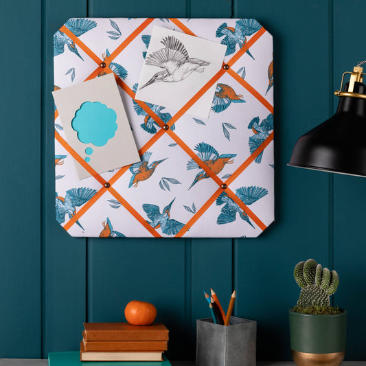 Kingfishers Fabric Notice Board