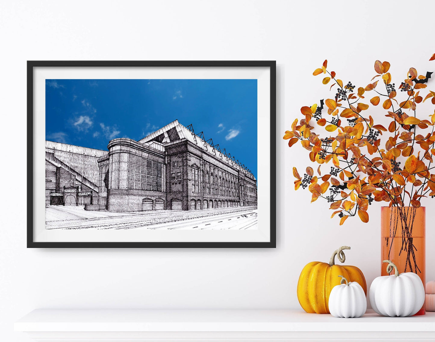 Ibrox Stadium print