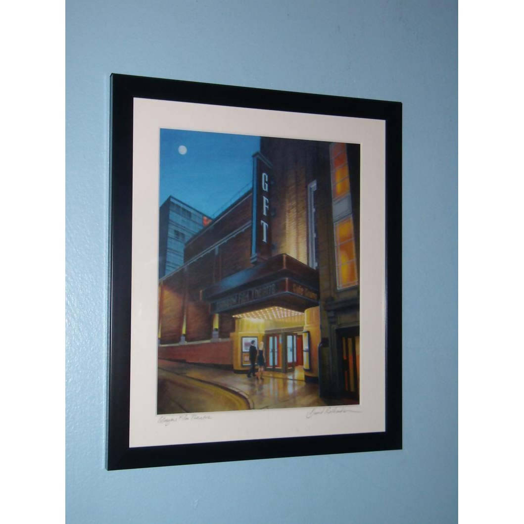 Glasgow Film Theatre. Art Print.
