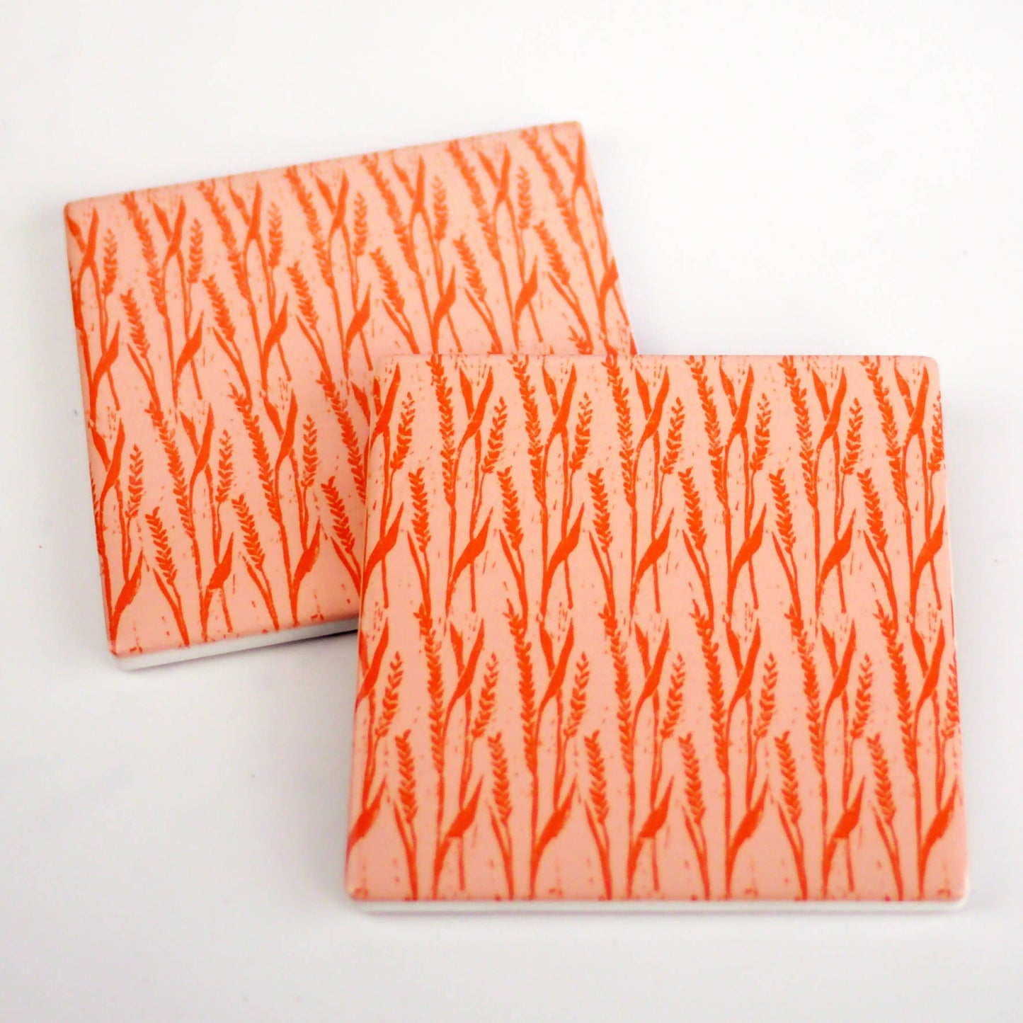 Nature Pattern Ceramic Coasters