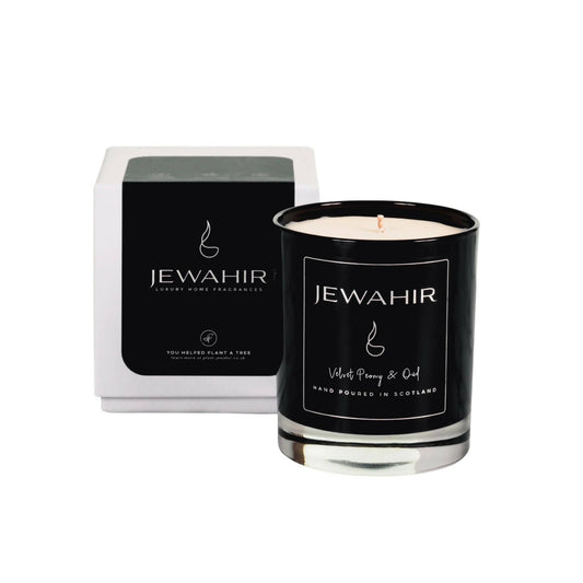 Velvet Peony & Oud Scented Coconut/Soy Wax Candle