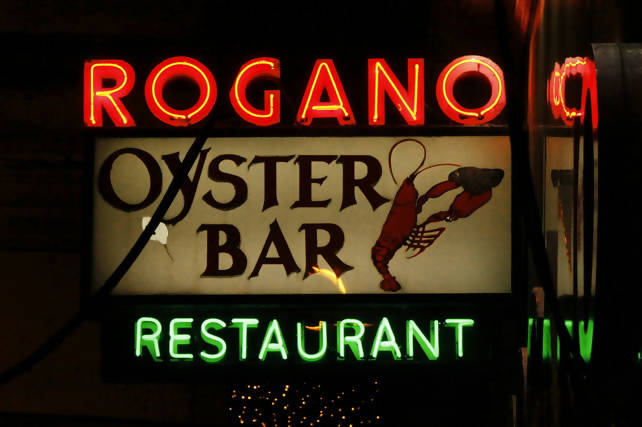 Rogano, Glasgow, signed mounted print