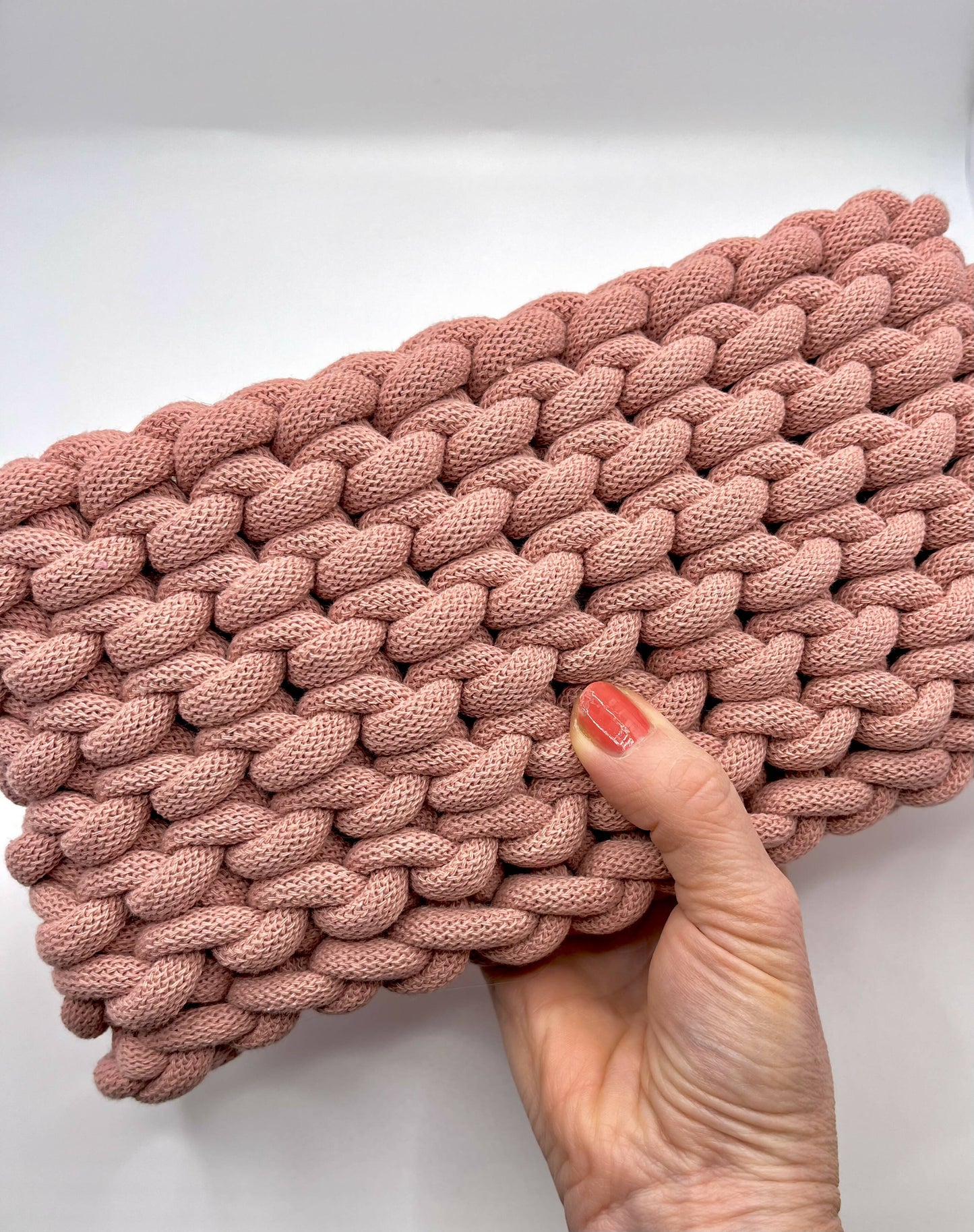 Blush Pink Clutch Bag