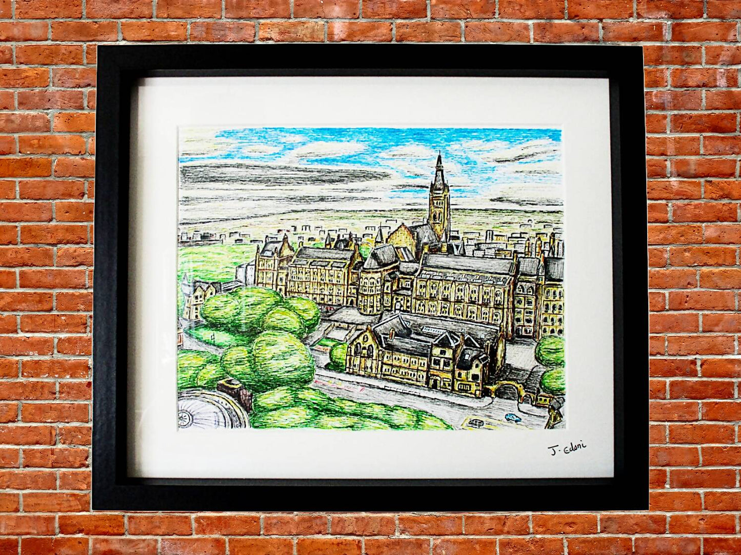 Glasgow University Framed Art Print