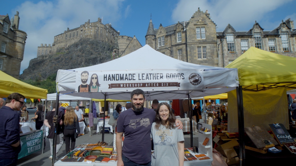 Workshop After Six, Create Handcrafted Leather Goods from their Home Studio in Bruntsfield