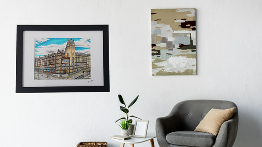 Framed Glasgow Central Station Print