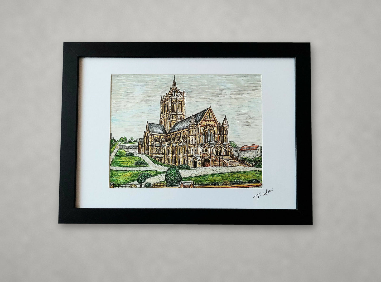 Paisley Coats Memorial Church, Framed Art Print