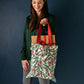 Christmas Reindeer Shopper Tote Bag