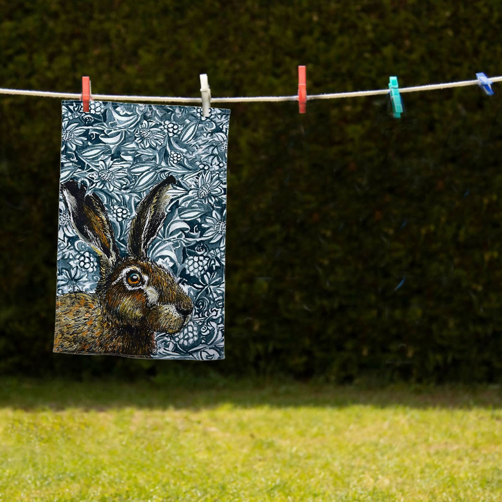 Hare Tea Towel