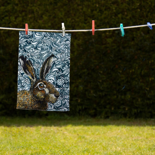 Hare Tea Towel