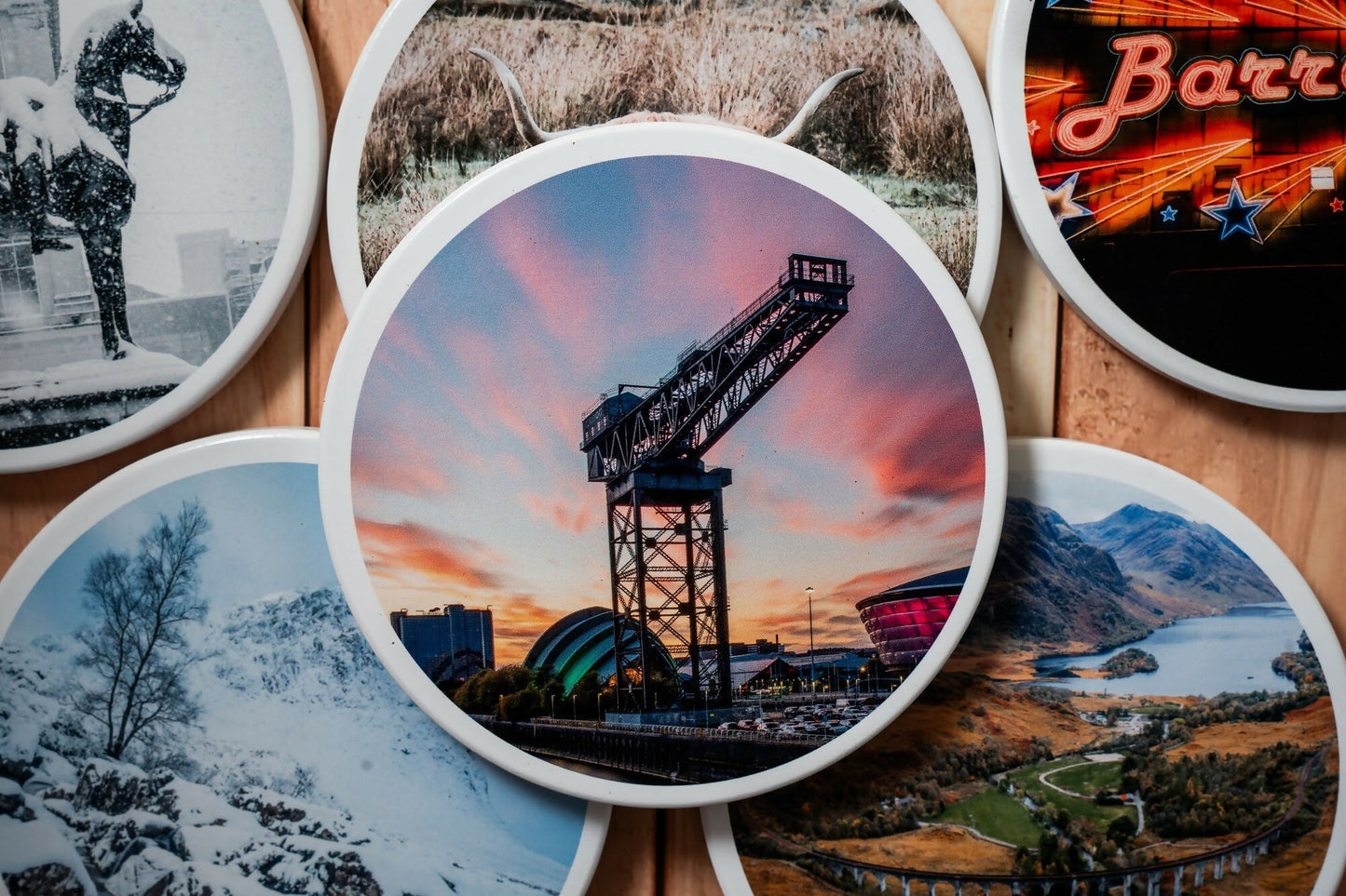 Scottish Photography Ceramic Coasters – Handmade Scottish-Inspired Homeware
