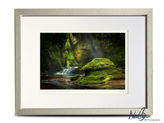 The Devil's Pulpit Scotland - A4 (40x30cm) Framed/Unframed Fine Art Photo Print