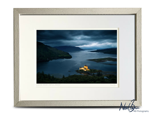 Eilean Donan Castle Scotland - A4 (40x30cm) Framed/Unframed Fine Art Photo Print