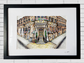 The Piper Bar Glasgow, Framed Art Print