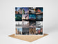 Glasgow collage Greeting card