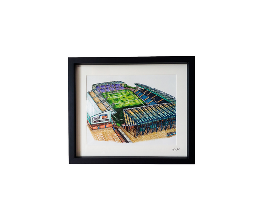 Kilmarnock FC, Rugby Park football Art Print