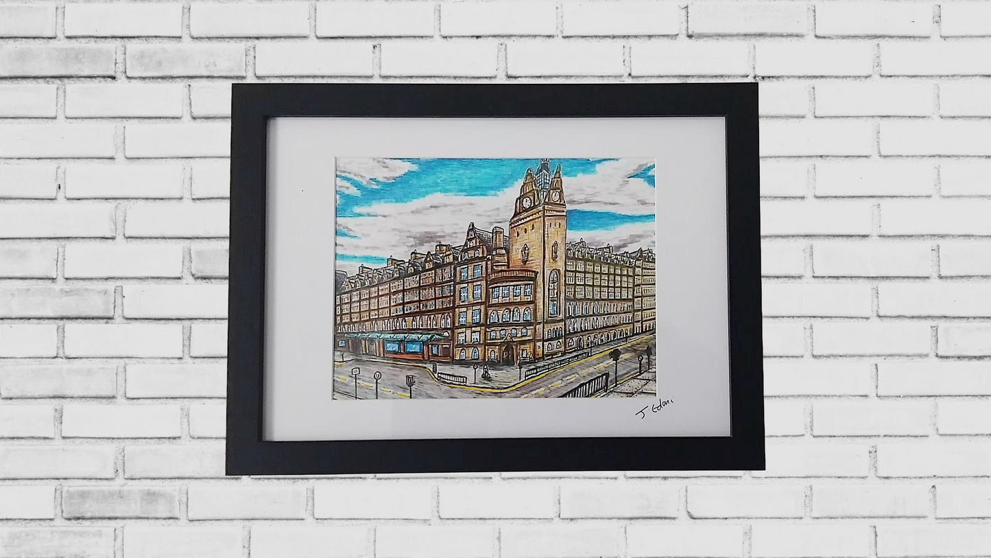 Framed Glasgow Central Station Print