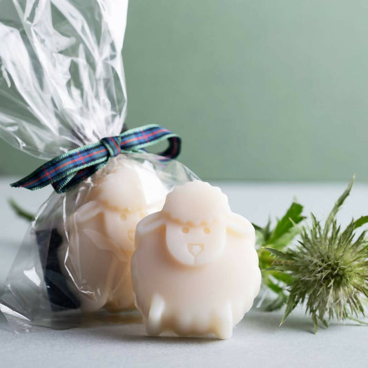 Duo Scottish Sheep Soaps with Best Selling Scottish Lavender Hand Cream