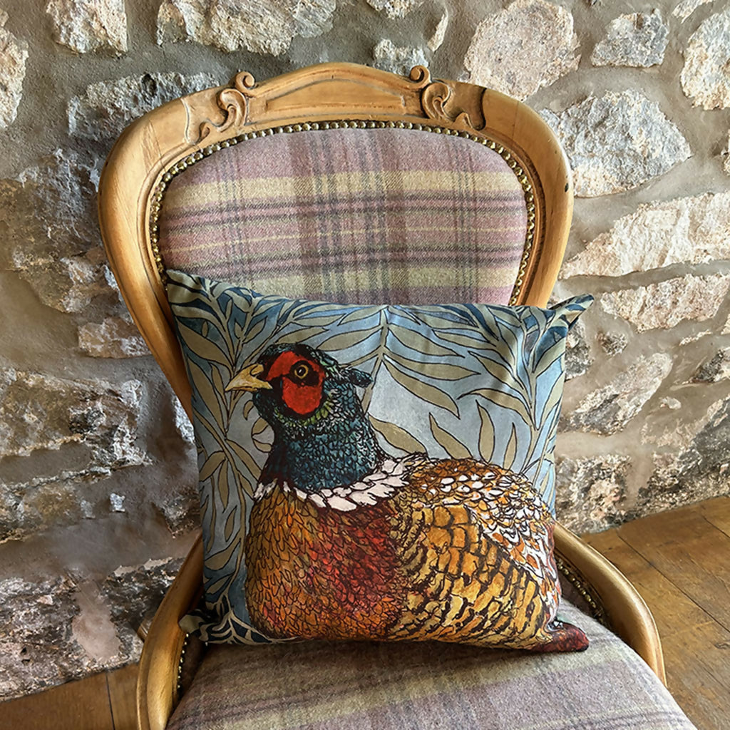 Pheasant Double Sided Cushion Cover