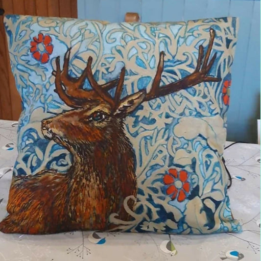 Stag Double Sided Cushion Cover