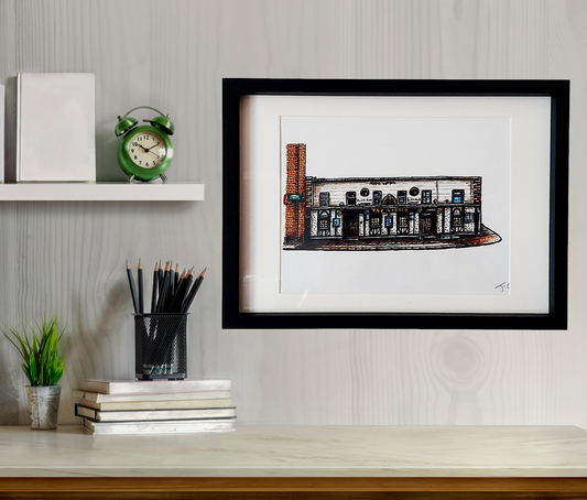 Scotia Pub Glasgow Framed Art Print