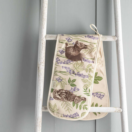 Woodland Creatures Double Oven Gloves