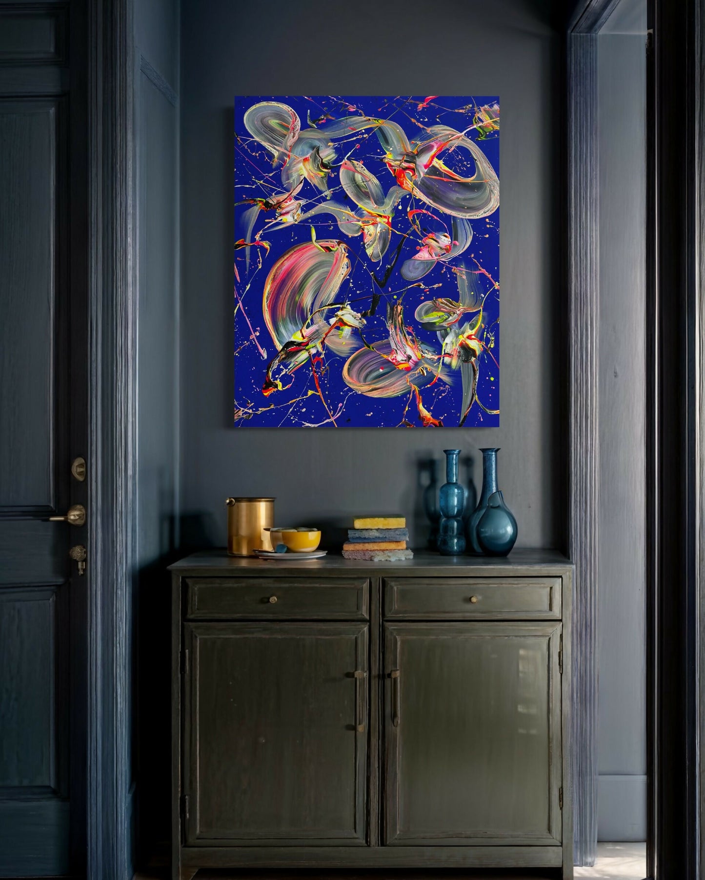 Original Painting on Canvas "Galactic Ocean"