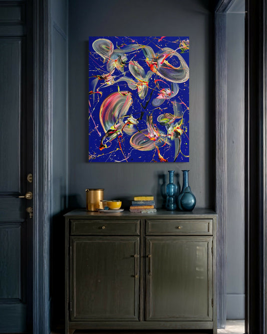 Original Painting on Canvas "Galactic Ocean"