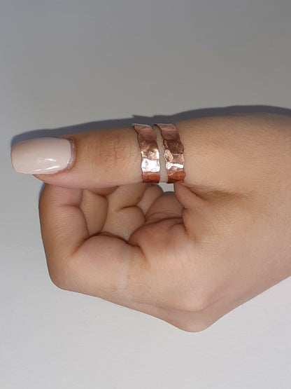 Adjustable Ring Snake brass/copper/silver #5