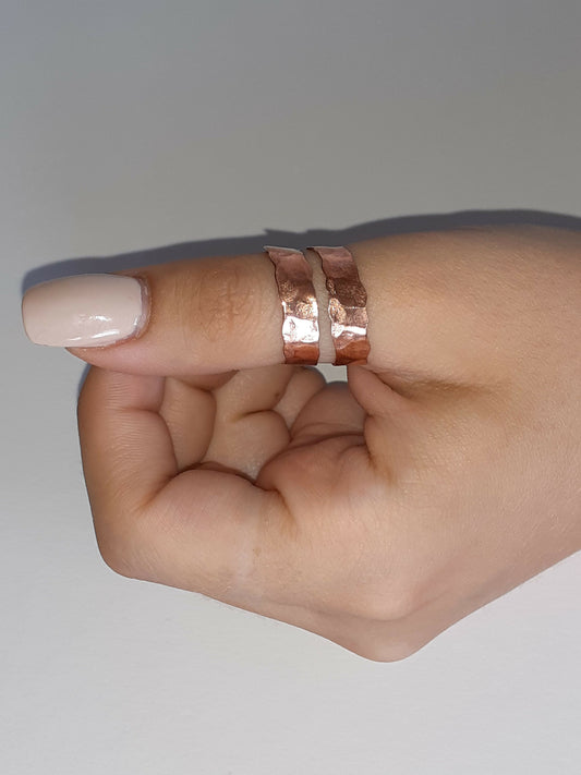 Adjustable Ring Snake brass/copper/silver #5