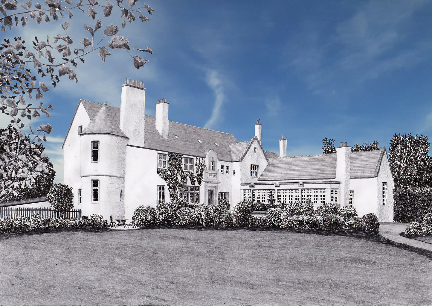 Lochgreen House Hotel Print, Troon Ayrshire