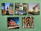 Glasgow Fridge Magnet Set | Set of 5 Iconic Glasgow Landmarks | Photography Magnets | Glasgow Gift