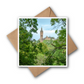 University of Glasgow in summer Greeting card