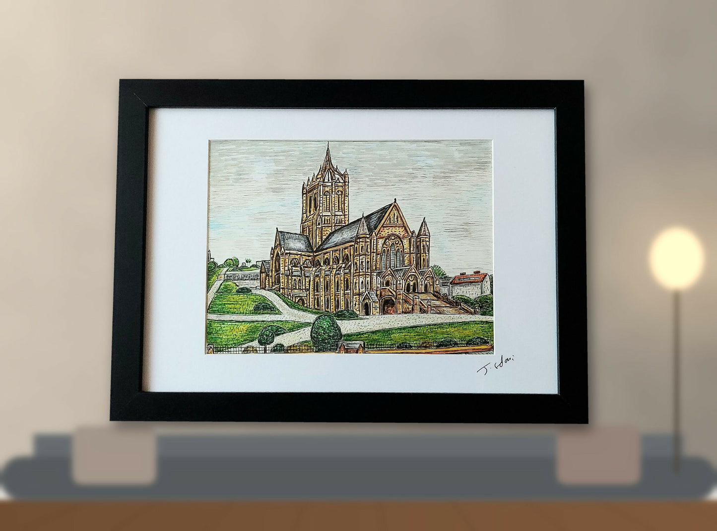 Paisley Coats Memorial Church, Framed Art Print