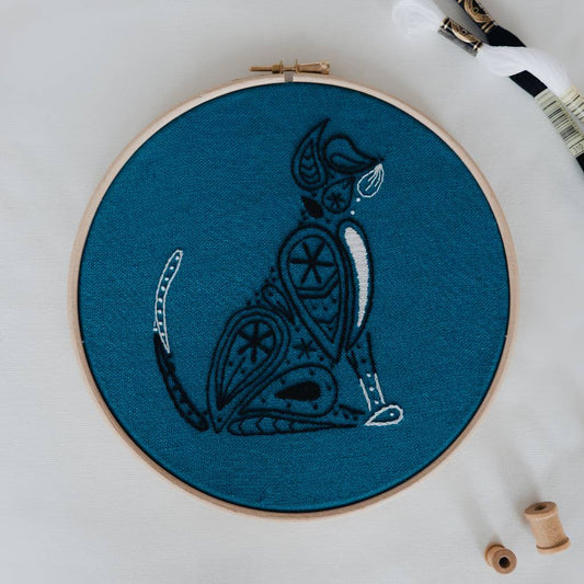 Cat Embroidery Kit