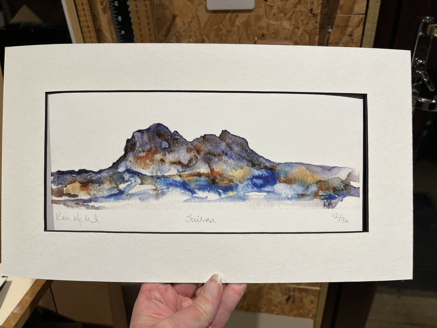 Suilven - Limited Edition Giclee Print on quality Hahnemühle paper