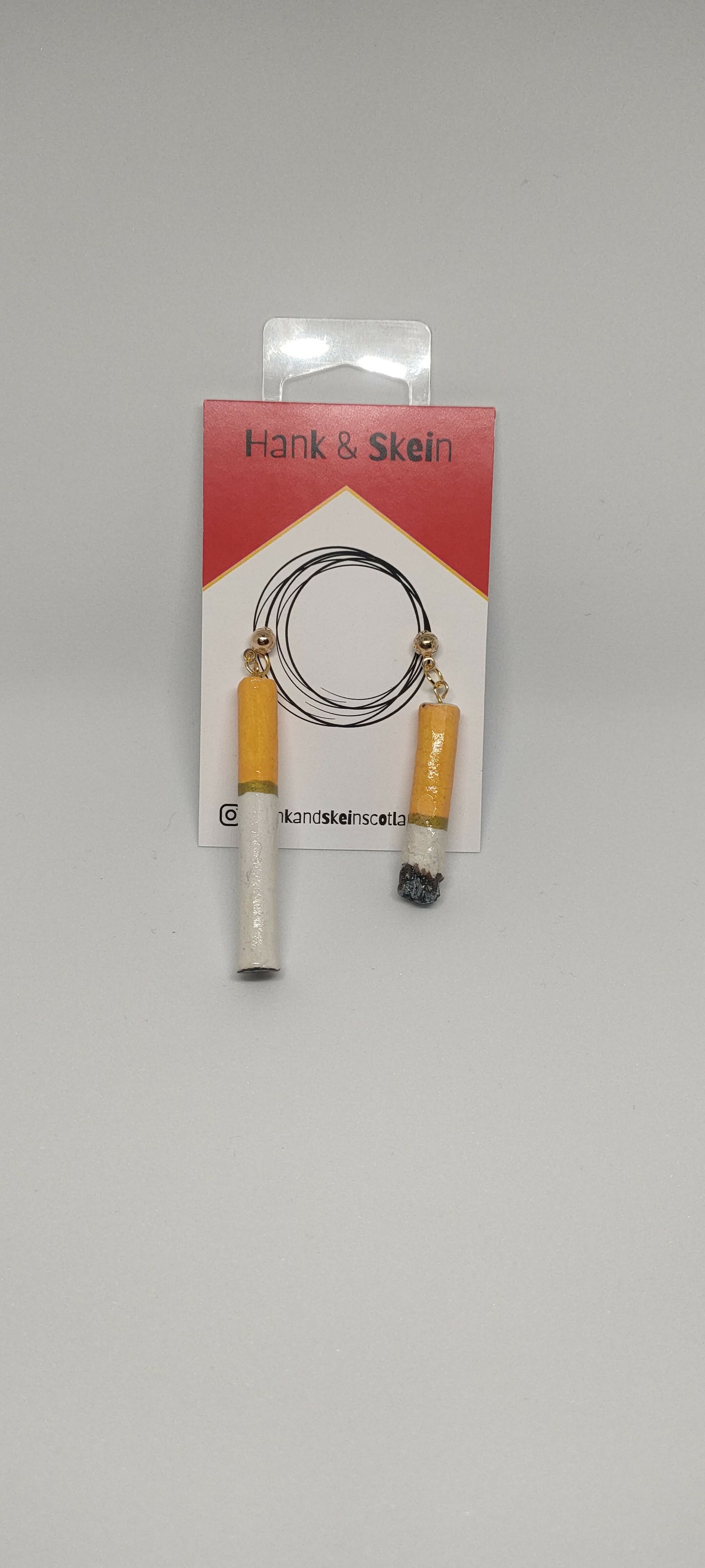 Cigarette Earrings
