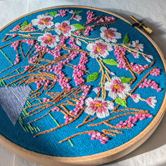 Cherry Blossom Hoop Kit
