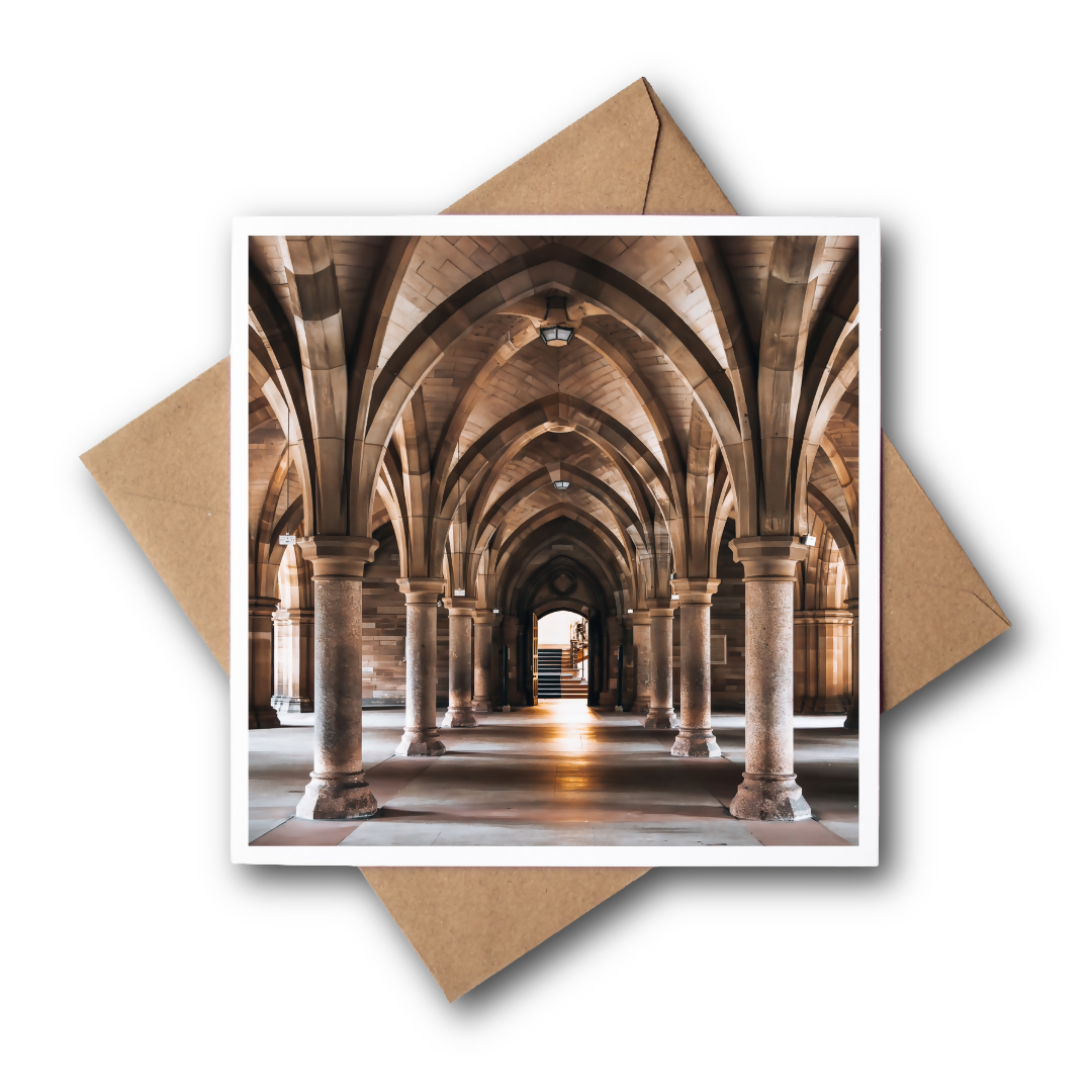 Cloisters Glasgow Greeting card