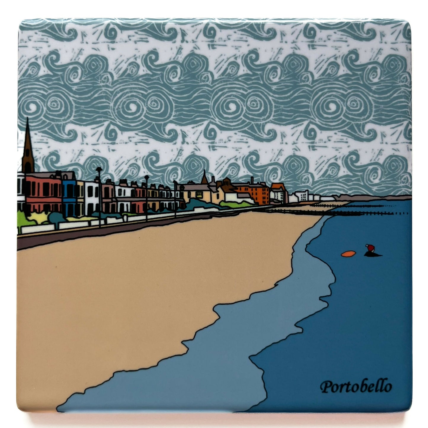 Edinburgh By The Sea Ceramic Coasters