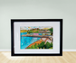 A3 Original Portree Isle of Skye, Scotland Framed Art