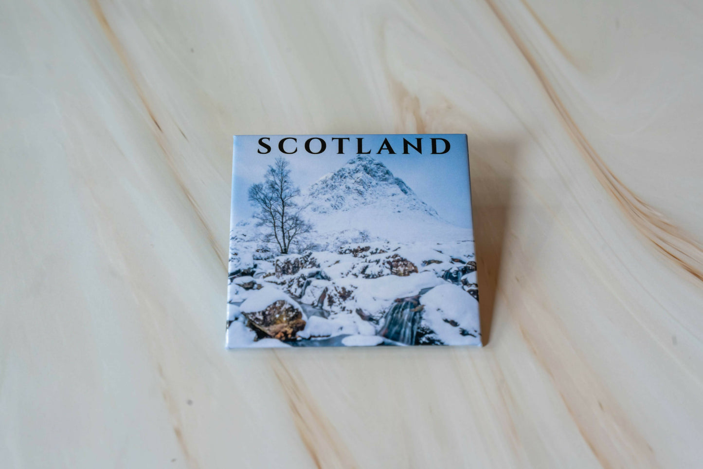 Glencoe in winter, Scotland Photo Fridge Magnet | Scottish Photography Souvenir