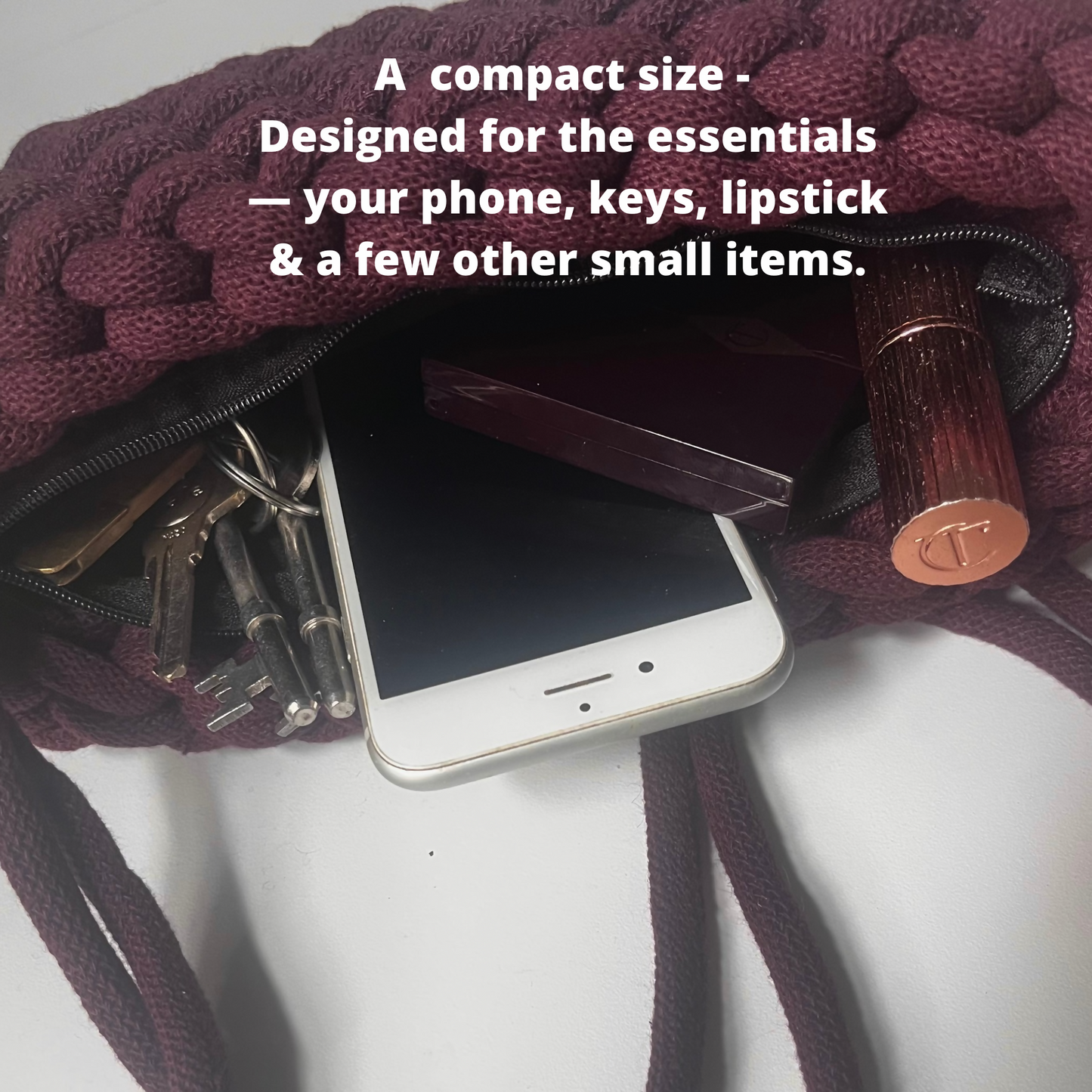 Dark Burgundy Small Shoulder bag