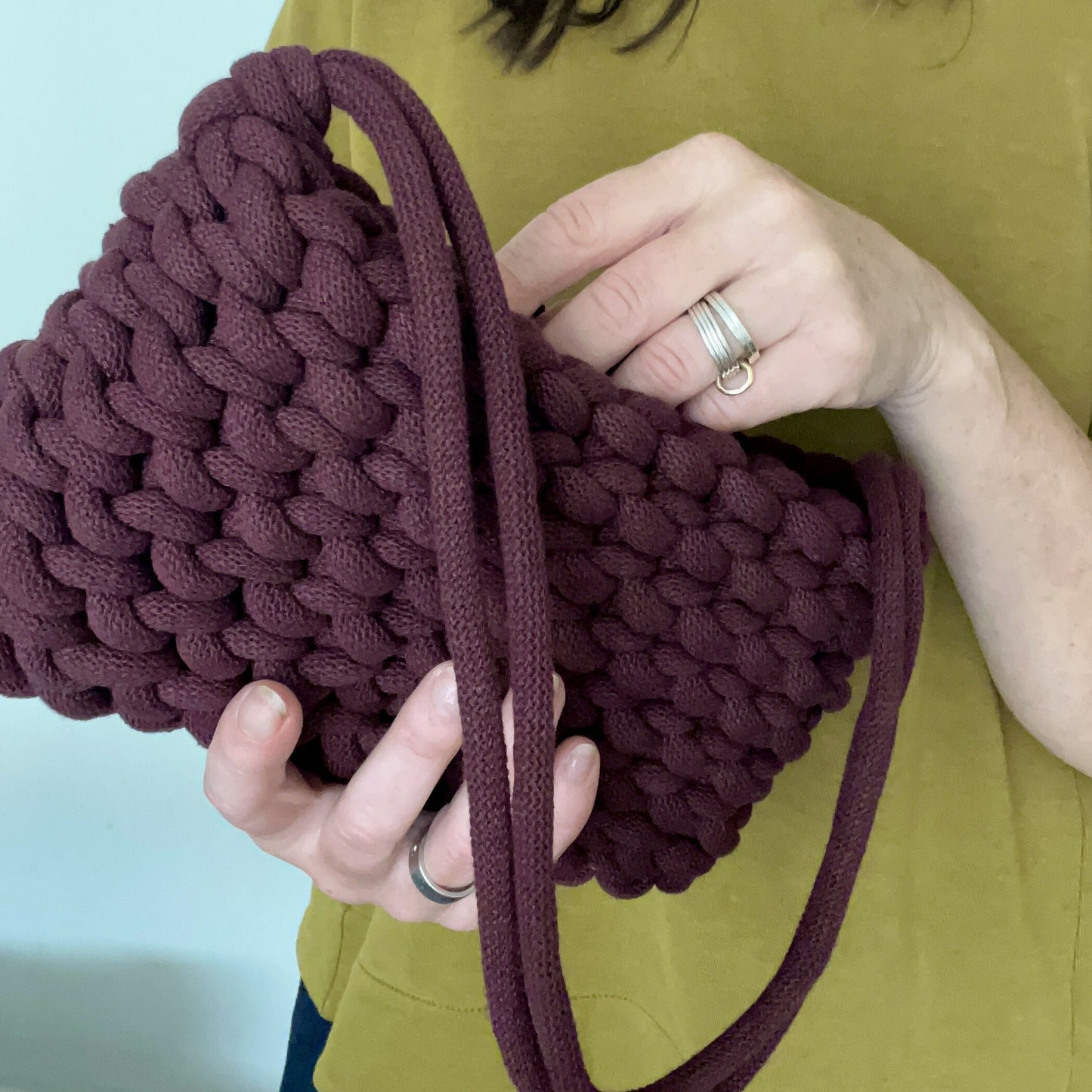 Dark Burgundy Small Shoulder bag