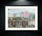 Glasgow Skyline, Framed Art Print